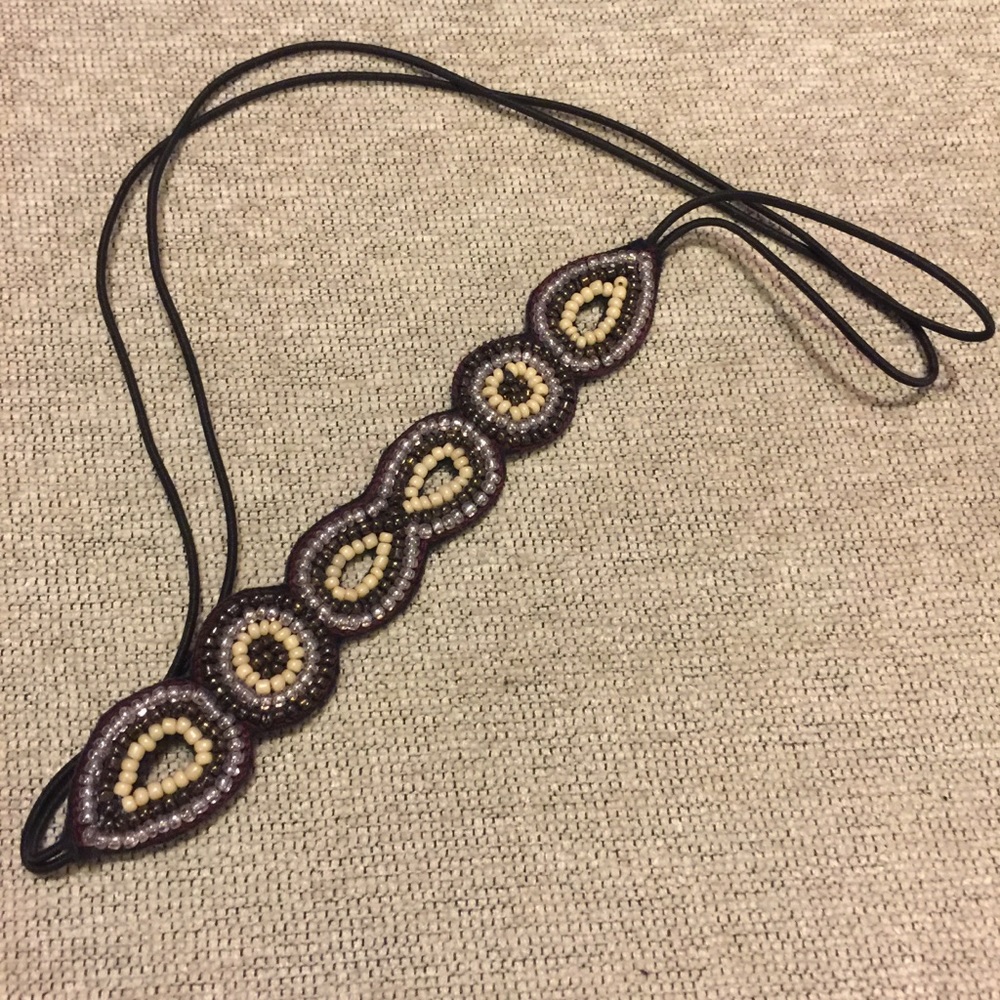 HANDMADE! Beaded Stretch Headband